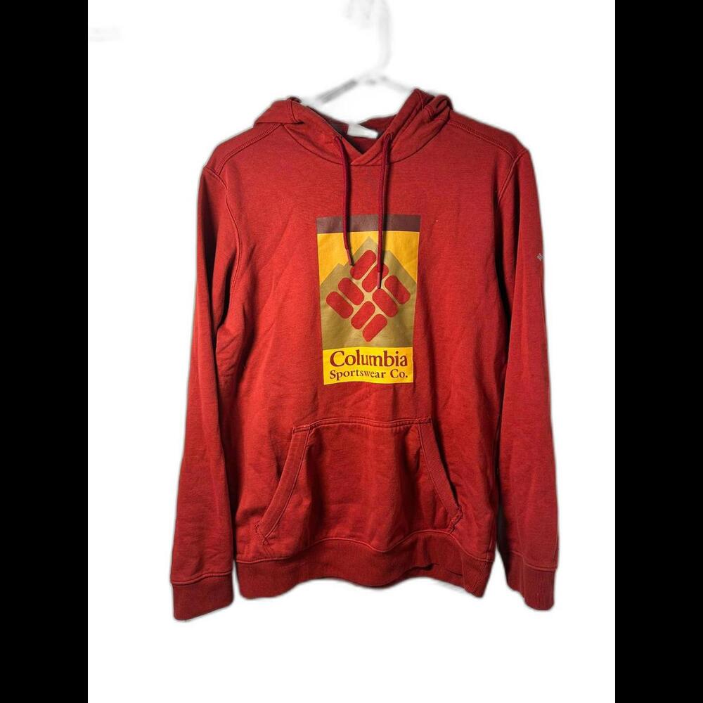 Columbia Men's Sportswear Sweatshirt- Red- Size S